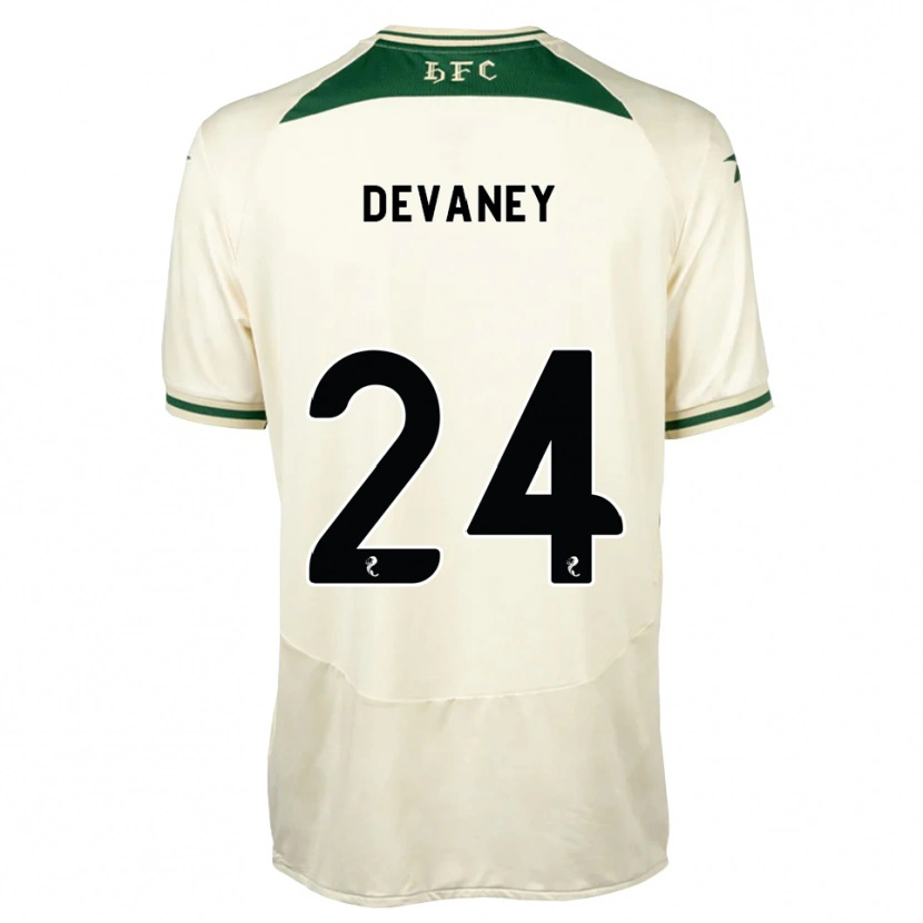 Danxen Kinderen Jacob Devaney #24 Wit Bosgroen Uitshirt Uittenue 2026/27 T-Shirt België