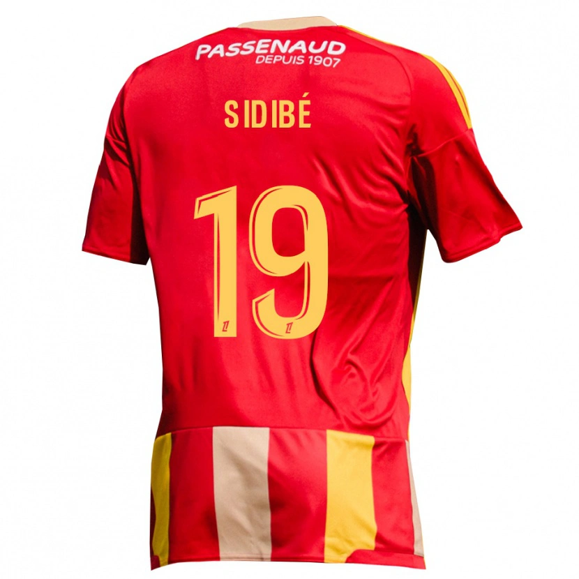 Danxen Kinderen Djibril Sidibé #19 Geel Rood Groen Thuisshirt Thuistenue 2026/27 T-Shirt België