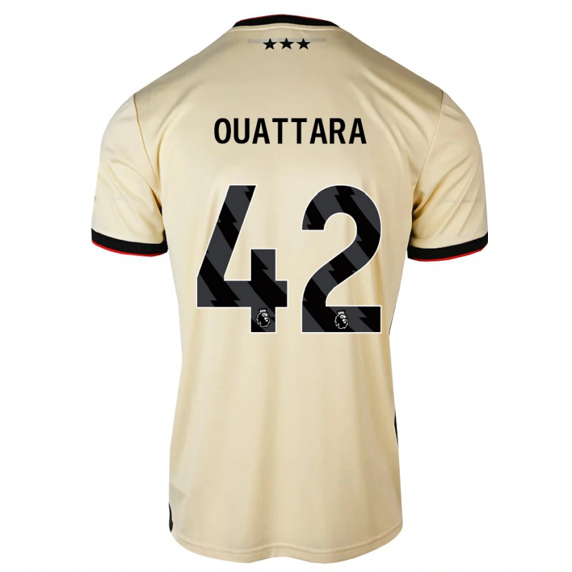 Danxen Kinderen Abdoul Ouattara #42 Lemonchiffon Zwart Rood Uitshirt Uittenue 2026/27 T-Shirt België