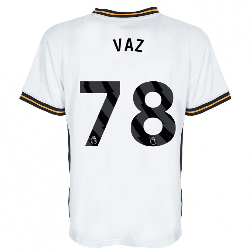 Danxen Kinderen Robinio Vaz #78 Wit Oranje Zwart Uitshirt Uittenue 2026/27 T-Shirt België