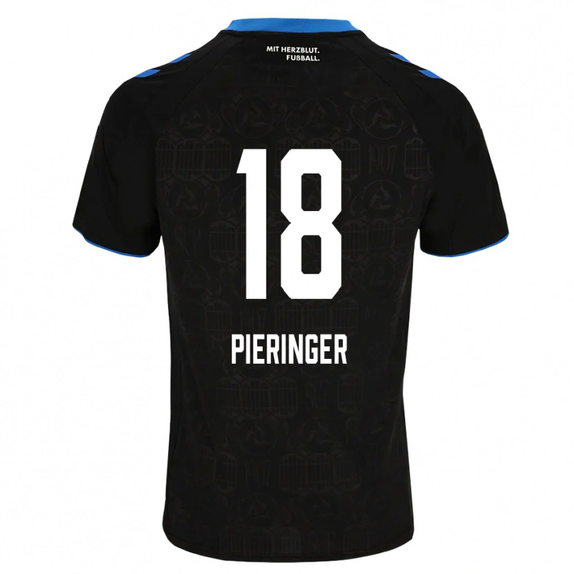 Danxen Kinderen Marvin Pieringer #18 Zwart Wit Rood Thuisshirt Thuistenue 2026/27 T-Shirt België