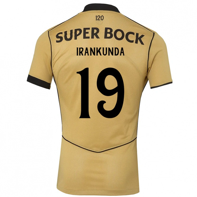 Danxen Kinderen Nestory Irankunda #19 Goudgeelzwart Uitshirt Uittenue 2026/27 T-Shirt België
