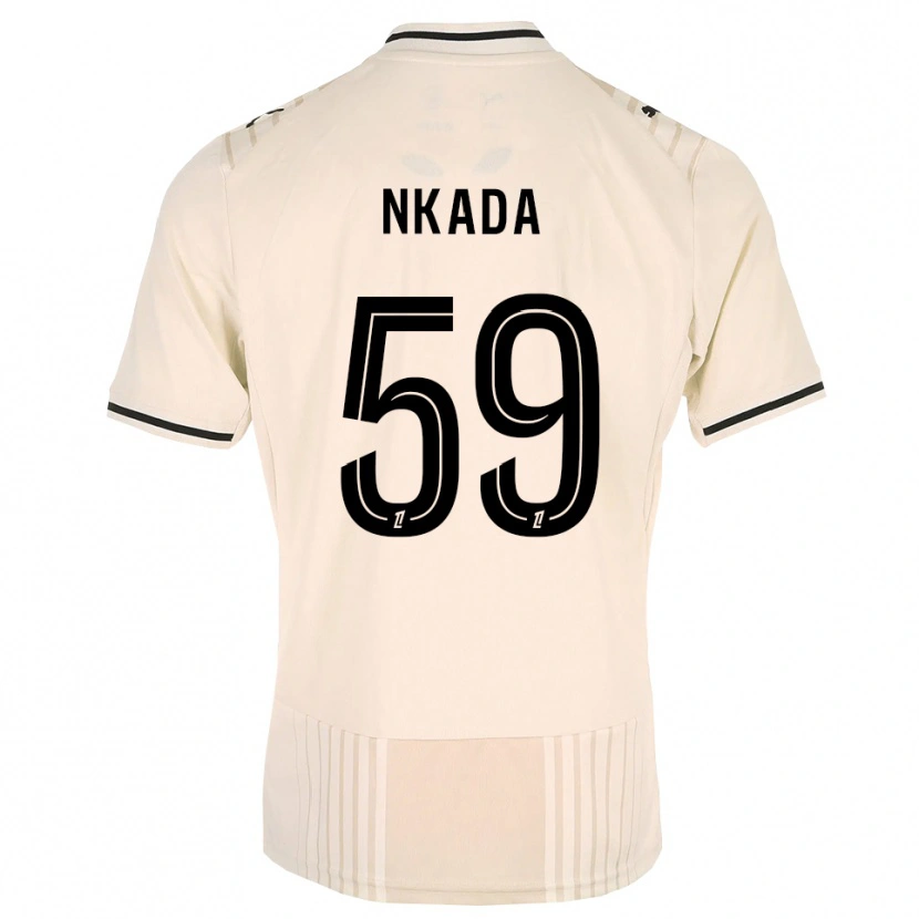 Danxen Kinderen Timothé Nkada #59 Oldlace Zwart Antiquewhite Uitshirt Uittenue 2026/27 T-Shirt België