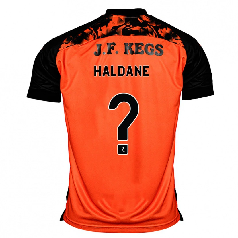 Danxen Heren Lewis Haldane #0 Oranje Zwart Wit Thuisshirt Thuistenue 2026/27 T-Shirt België
