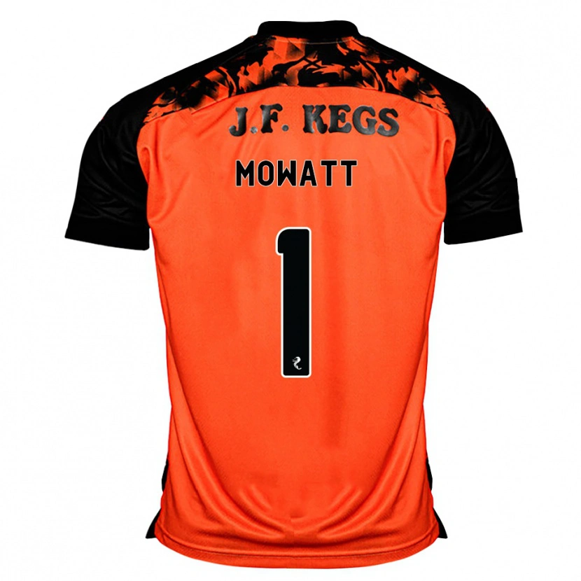 Danxen Heren Beth Mowatt #1 Oranje Zwart Wit Thuisshirt Thuistenue 2026/27 T-Shirt België