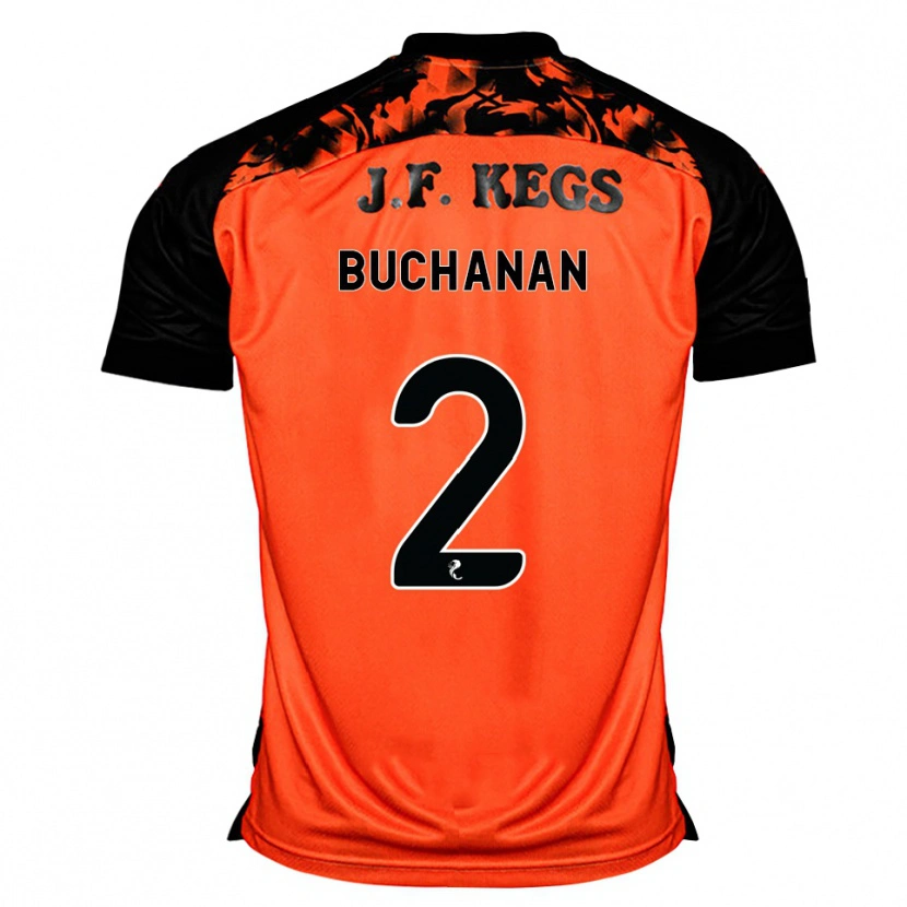 Danxen Heren Marcus Buchanan #2 Oranje Zwart Wit Thuisshirt Thuistenue 2026/27 T-Shirt België
