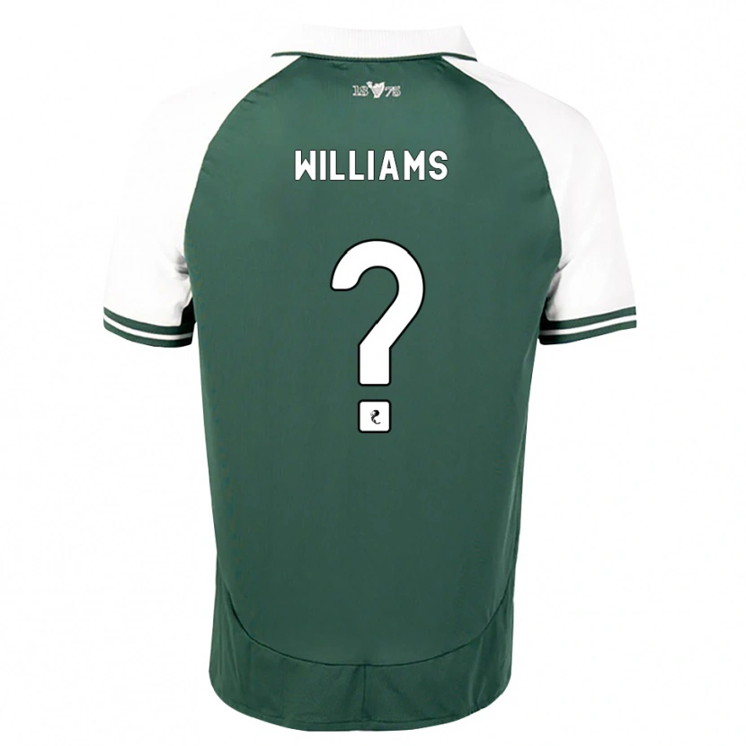 Danxen Heren Leyton Williams #0 Zeegroen Wit Thuisshirt Thuistenue 2026/27 T-Shirt België