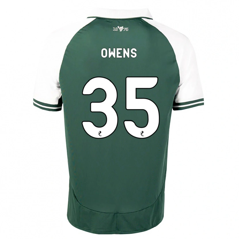 Danxen Heren Freddie Owens #35 Zeegroen Wit Thuisshirt Thuistenue 2026/27 T-Shirt België