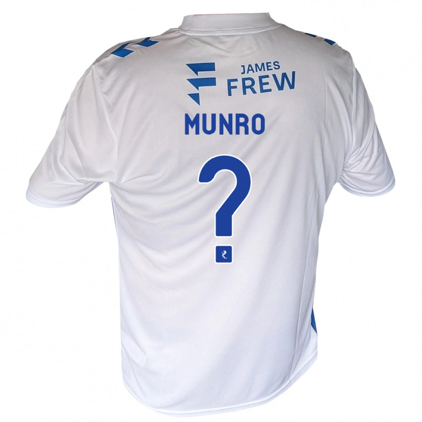 Danxen Heren Kirsty Munro #0 Koningsblauw Wit Thuisshirt Thuistenue 2026/27 T-Shirt België
