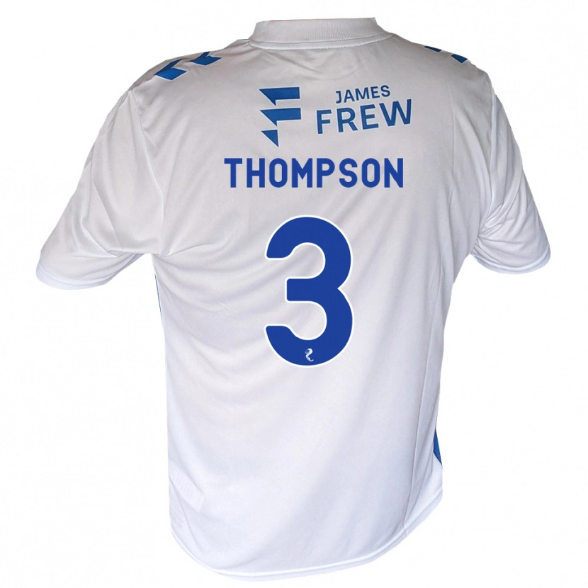 Danxen Heren Dominic Thompson #3 Koningsblauw Wit Thuisshirt Thuistenue 2026/27 T-Shirt België