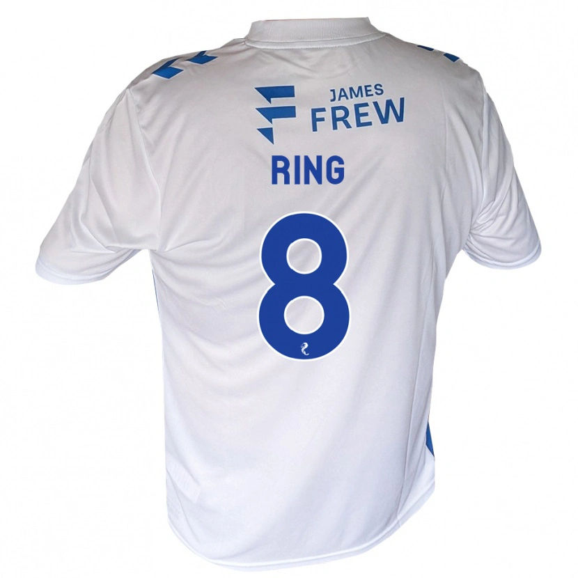 Danxen Heren Erik Ring #8 Koningsblauw Wit Thuisshirt Thuistenue 2026/27 T-Shirt België