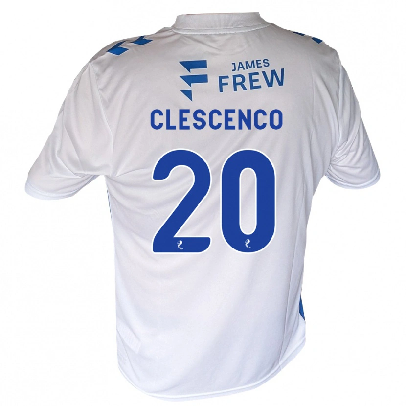Danxen Heren Nicky Clescenco #20 Koningsblauw Wit Thuisshirt Thuistenue 2026/27 T-Shirt België