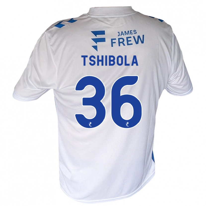 Danxen Heren Aaron Tshibola #36 Koningsblauw Wit Thuisshirt Thuistenue 2026/27 T-Shirt België