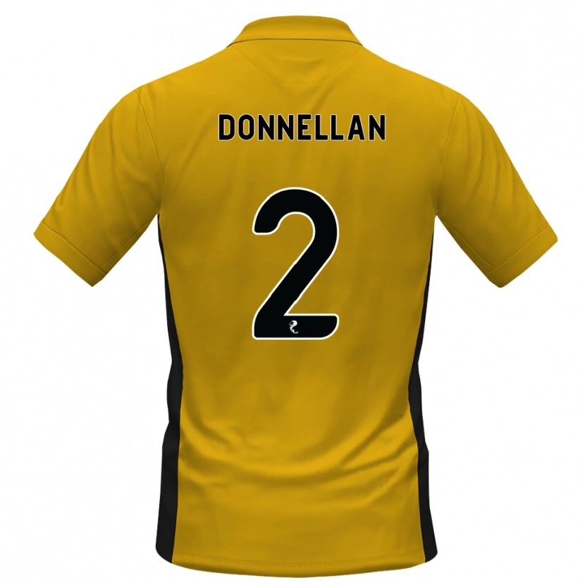 Danxen Heren Shaun Donnellan #2 Oranje Zwart Thuisshirt Thuistenue 2026/27 T-Shirt België