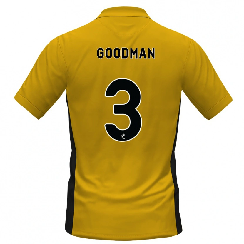 Danxen Heren Mya Goodman #3 Oranje Zwart Thuisshirt Thuistenue 2026/27 T-Shirt België