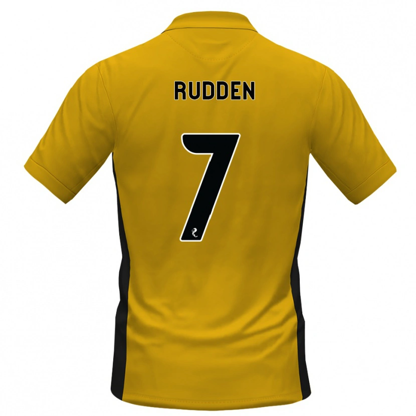 Danxen Heren Zak Rudden #7 Oranje Zwart Thuisshirt Thuistenue 2026/27 T-Shirt België