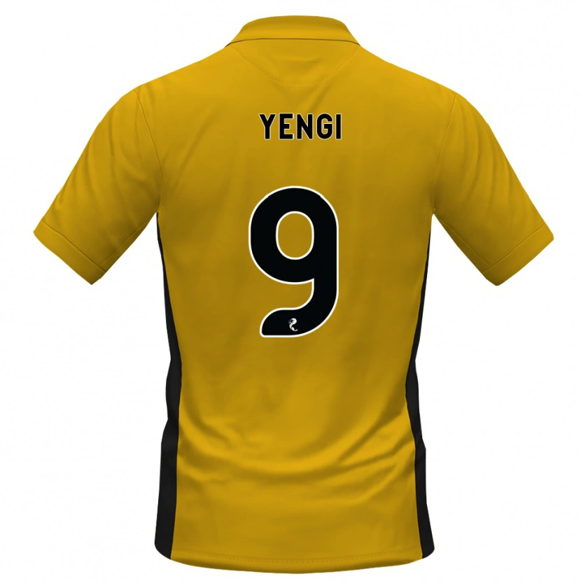 Danxen Heren Tete Yengi #9 Oranje Zwart Thuisshirt Thuistenue 2026/27 T-Shirt België
