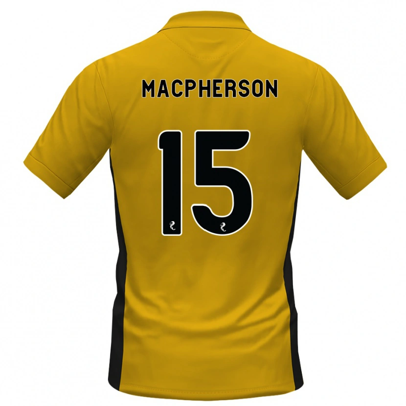 Danxen Heren Cammy Macpherson #15 Oranje Zwart Thuisshirt Thuistenue 2026/27 T-Shirt België