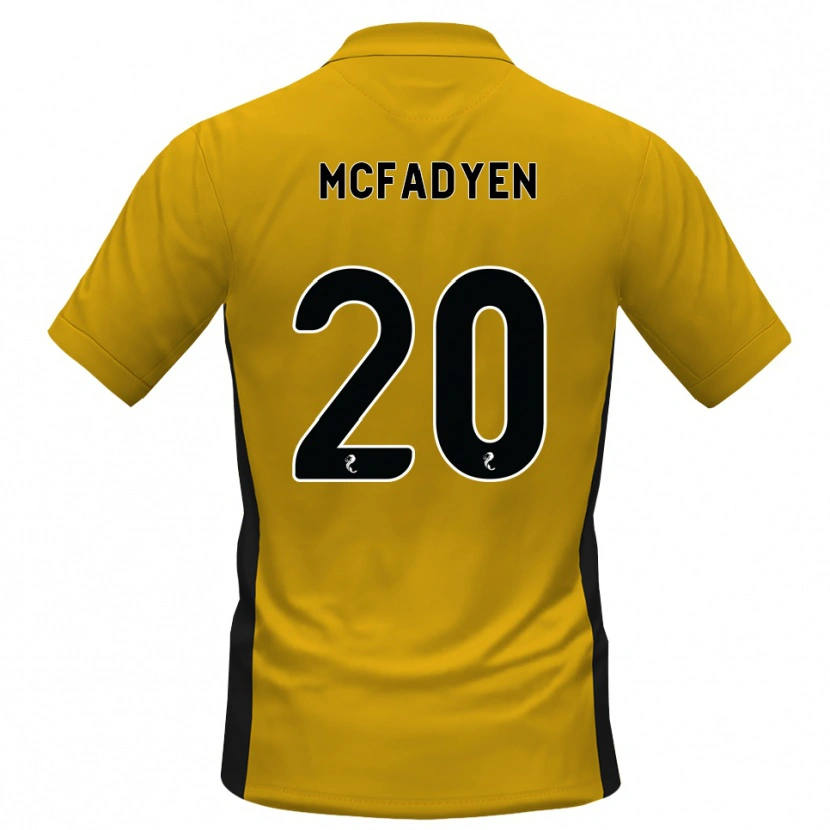 Danxen Heren Emma Mcfadyen #20 Oranje Zwart Thuisshirt Thuistenue 2026/27 T-Shirt België