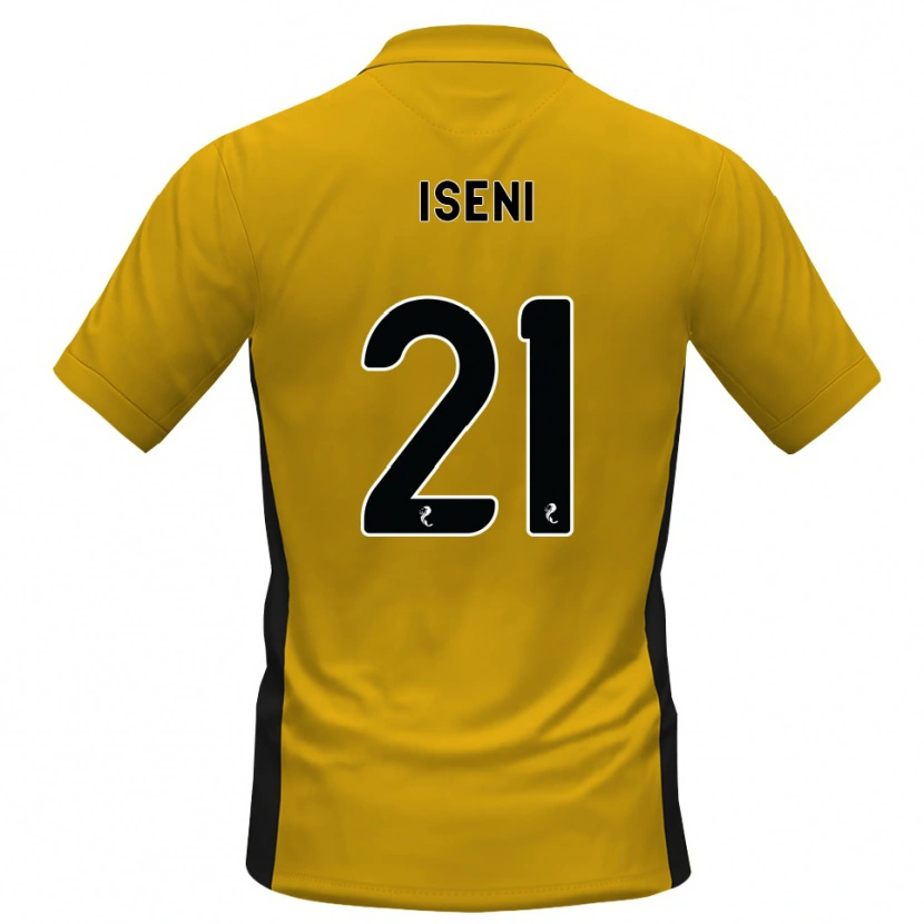 Danxen Heren Besir Iseni #21 Oranje Zwart Thuisshirt Thuistenue 2026/27 T-Shirt België