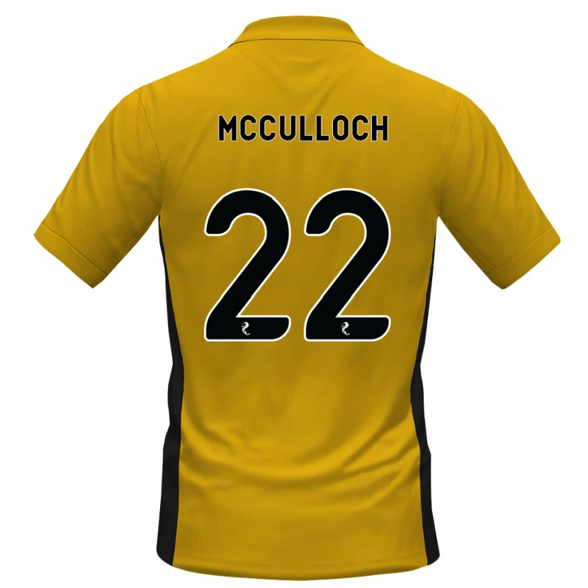 Danxen Heren Seren Mcculloch #22 Oranje Zwart Thuisshirt Thuistenue 2026/27 T-Shirt België