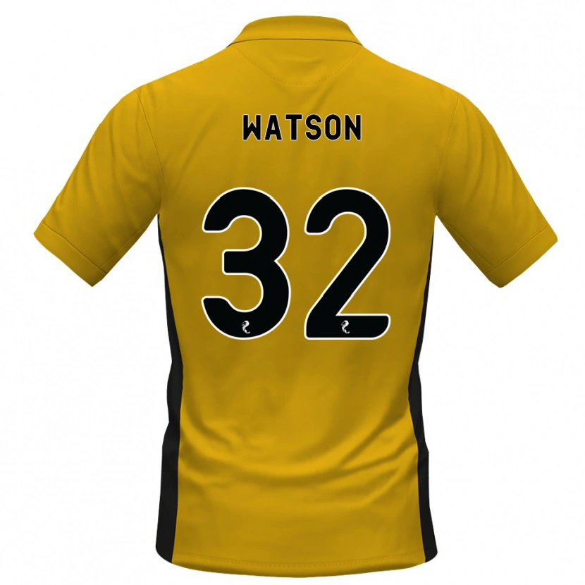 Danxen Heren Ashley Watson #32 Oranje Zwart Thuisshirt Thuistenue 2026/27 T-Shirt België