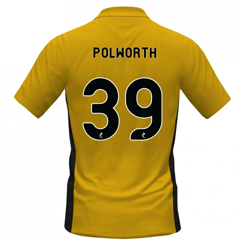 Danxen Heren Liam Polworth #39 Oranje Zwart Thuisshirt Thuistenue 2026/27 T-Shirt België