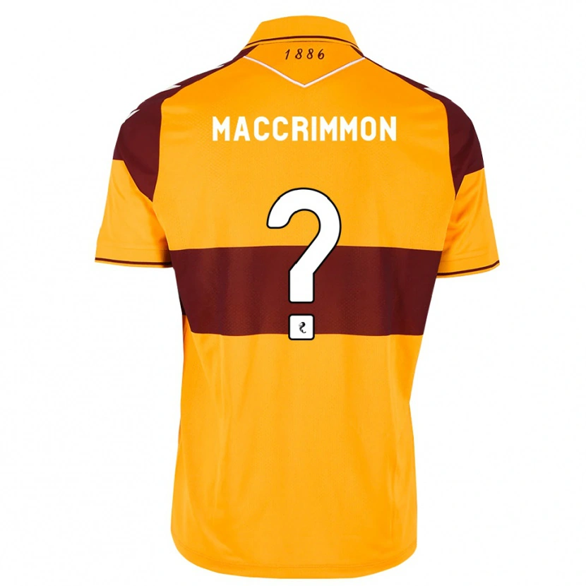 Danxen Heren Scott Maccrimmon #0 Kastanjebruin Oranje Thuisshirt Thuistenue 2026/27 T-Shirt België
