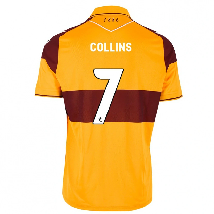 Danxen Heren Bailley Collins #7 Kastanjebruin Oranje Thuisshirt Thuistenue 2026/27 T-Shirt België