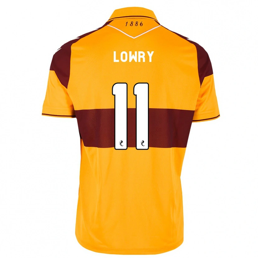Danxen Heren Alex Lowry #11 Kastanjebruin Oranje Thuisshirt Thuistenue 2026/27 T-Shirt België