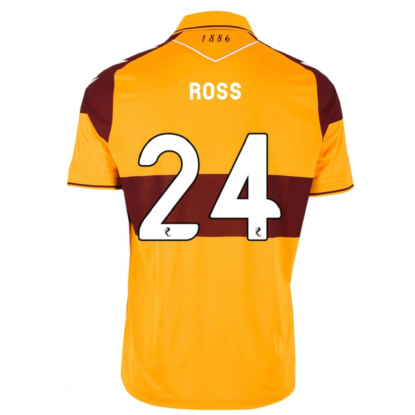 Danxen Heren Luca Ross #24 Kastanjebruin Oranje Thuisshirt Thuistenue 2026/27 T-Shirt België