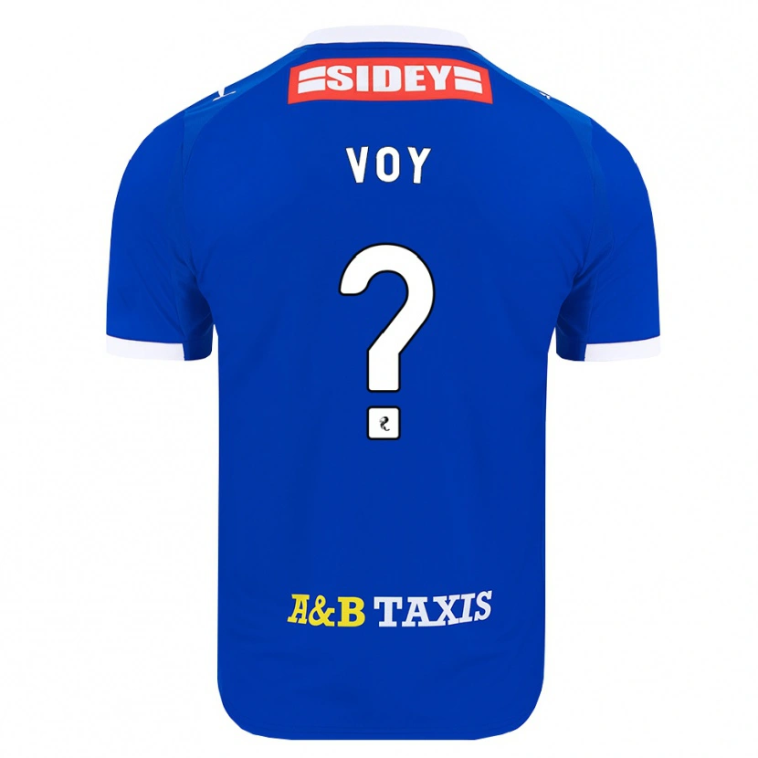 Danxen Heren Cole Voy #0 Blauw Rood Geel Thuisshirt Thuistenue 2026/27 T-Shirt België