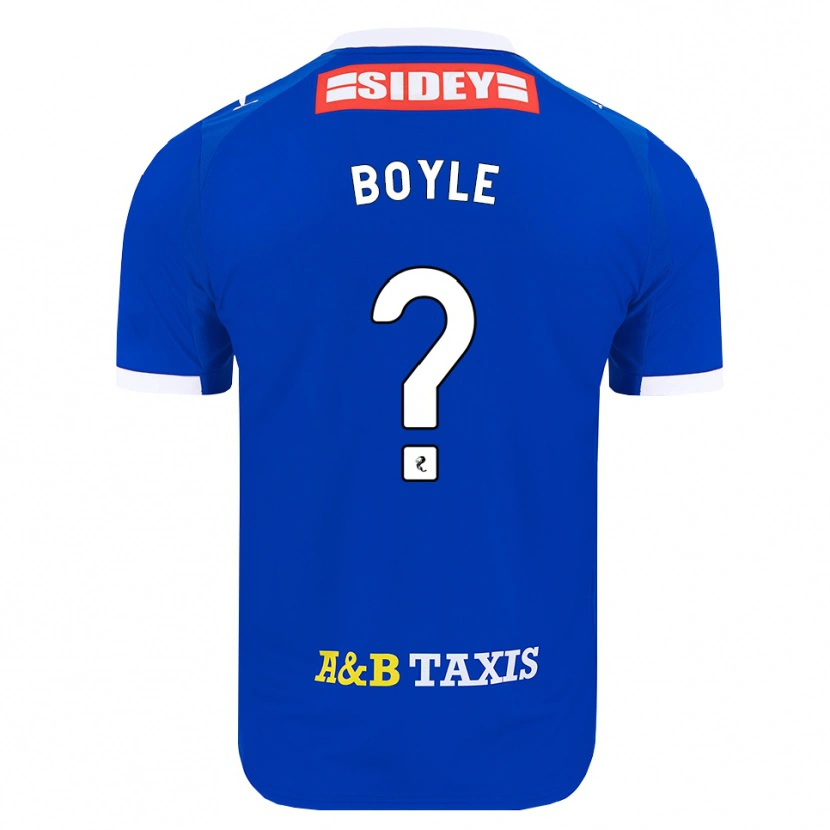 Danxen Heren Callum Boyle #0 Blauw Rood Geel Thuisshirt Thuistenue 2026/27 T-Shirt België