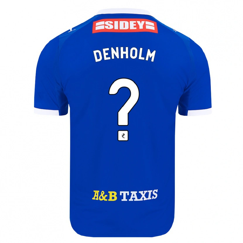 Danxen Heren Ben Denholm #0 Blauw Rood Geel Thuisshirt Thuistenue 2026/27 T-Shirt België