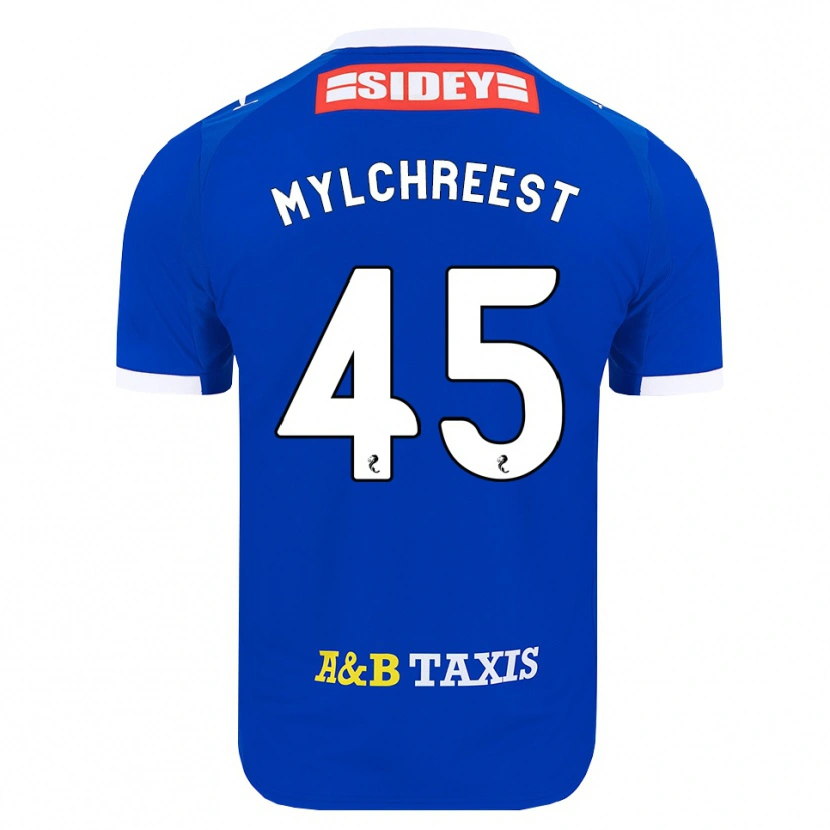 Danxen Heren Jackson Mylchreest #45 Blauw Rood Geel Thuisshirt Thuistenue 2026/27 T-Shirt België