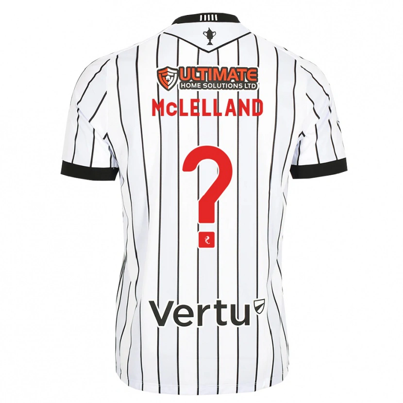 Danxen Heren Kenzie Mclelland #0 Wit Zwart Rood Thuisshirt Thuistenue 2026/27 T-Shirt België