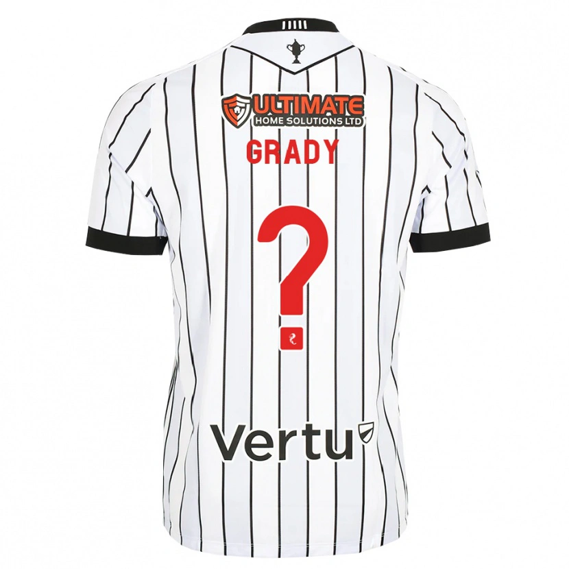 Danxen Heren Noah Grady #0 Wit Zwart Rood Thuisshirt Thuistenue 2026/27 T-Shirt België