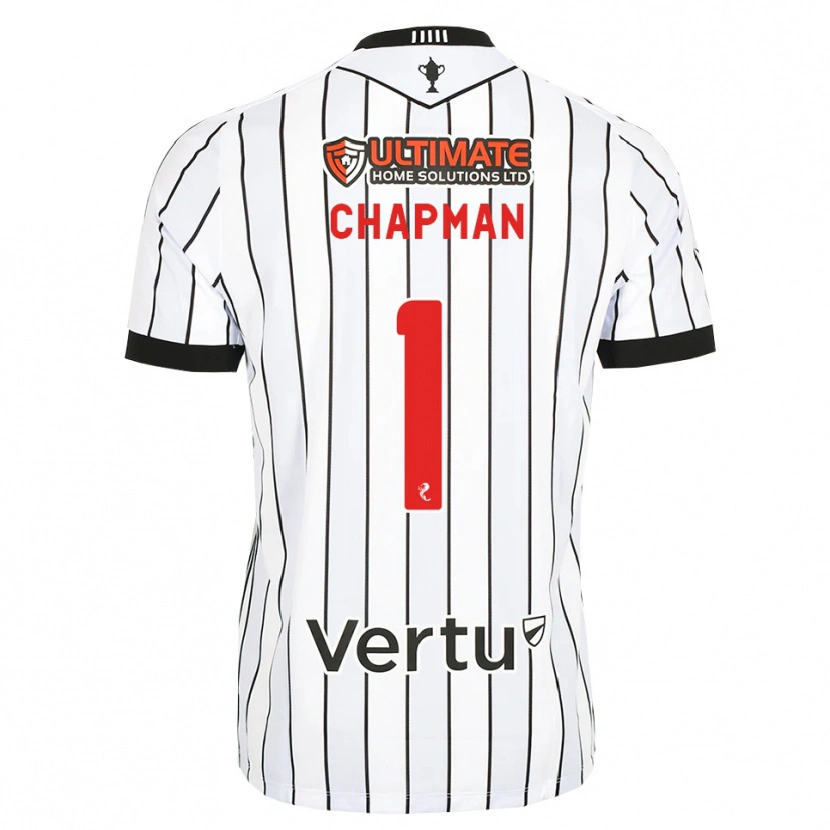 Danxen Heren Jacob Chapman #1 Wit Zwart Rood Thuisshirt Thuistenue 2026/27 T-Shirt België