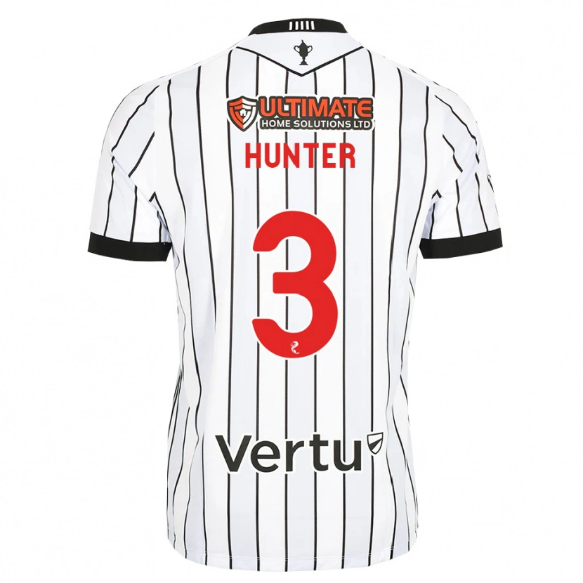 Danxen Heren Lyle Hunter #3 Wit Zwart Rood Thuisshirt Thuistenue 2026/27 T-Shirt België