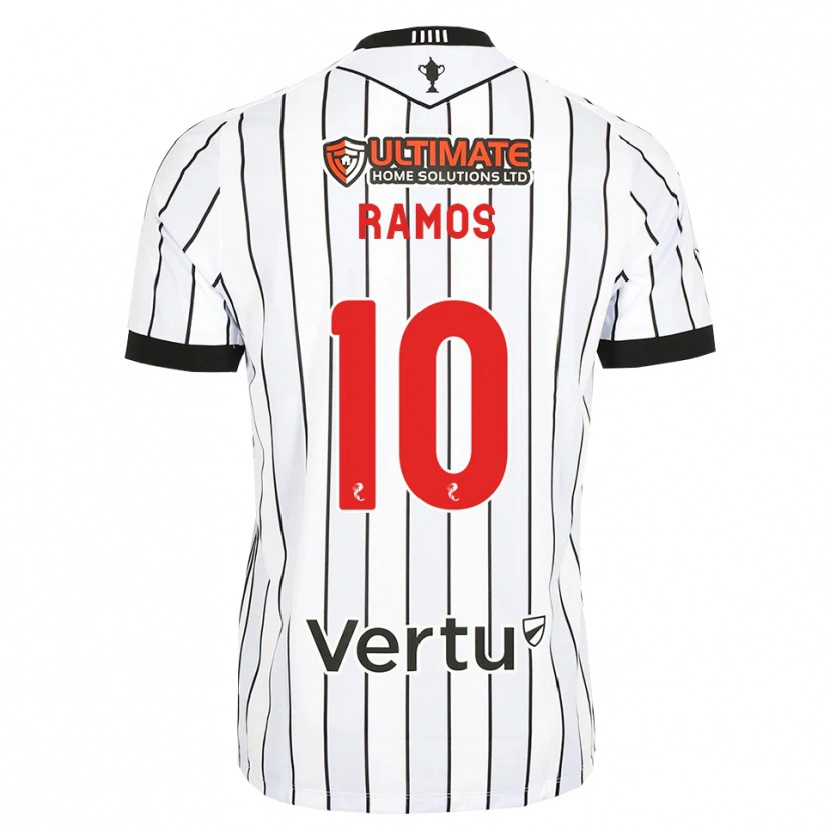 Danxen Heren Samuel Ramos #10 Wit Zwart Rood Thuisshirt Thuistenue 2026/27 T-Shirt België