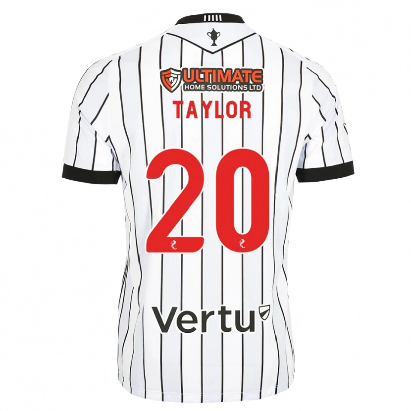 Danxen Heren Fraser Taylor #20 Wit Zwart Rood Thuisshirt Thuistenue 2026/27 T-Shirt België