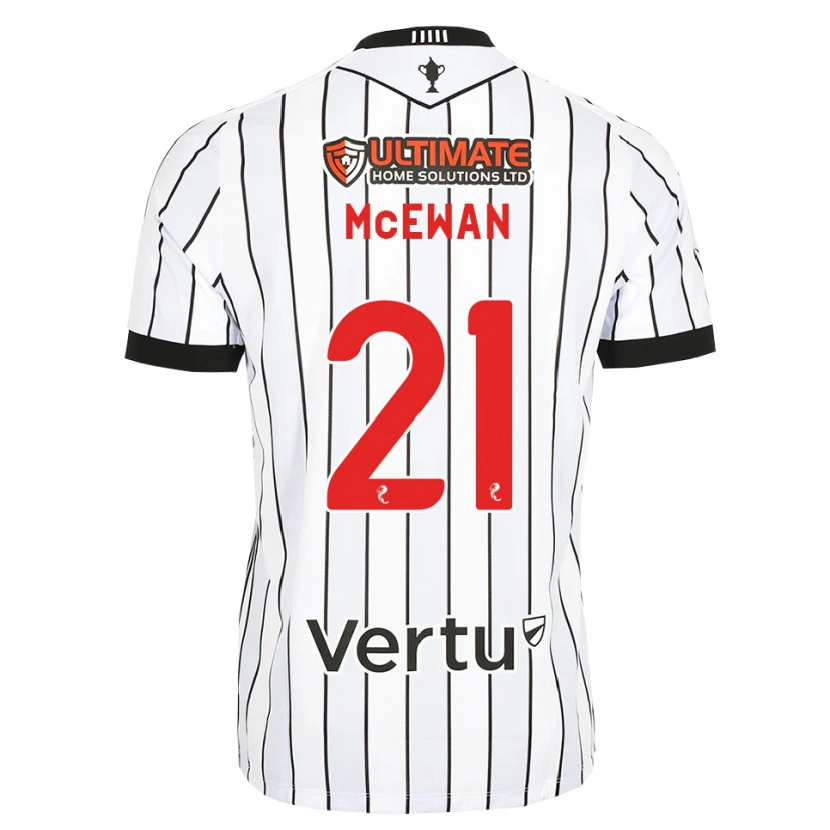 Danxen Heren Carter Mcewan #21 Wit Zwart Rood Thuisshirt Thuistenue 2026/27 T-Shirt België