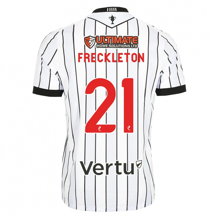 Danxen Heren Miguel Freckleton #21 Wit Zwart Rood Thuisshirt Thuistenue 2026/27 T-Shirt België