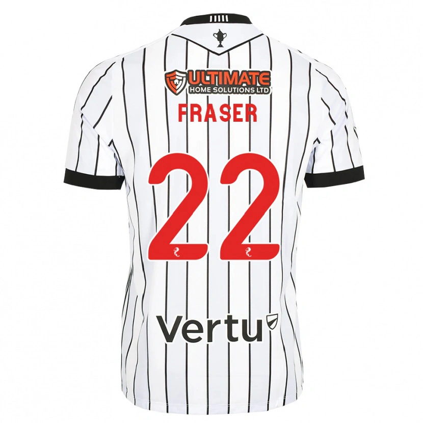 Danxen Heren Marcus Fraser #22 Wit Zwart Rood Thuisshirt Thuistenue 2026/27 T-Shirt België