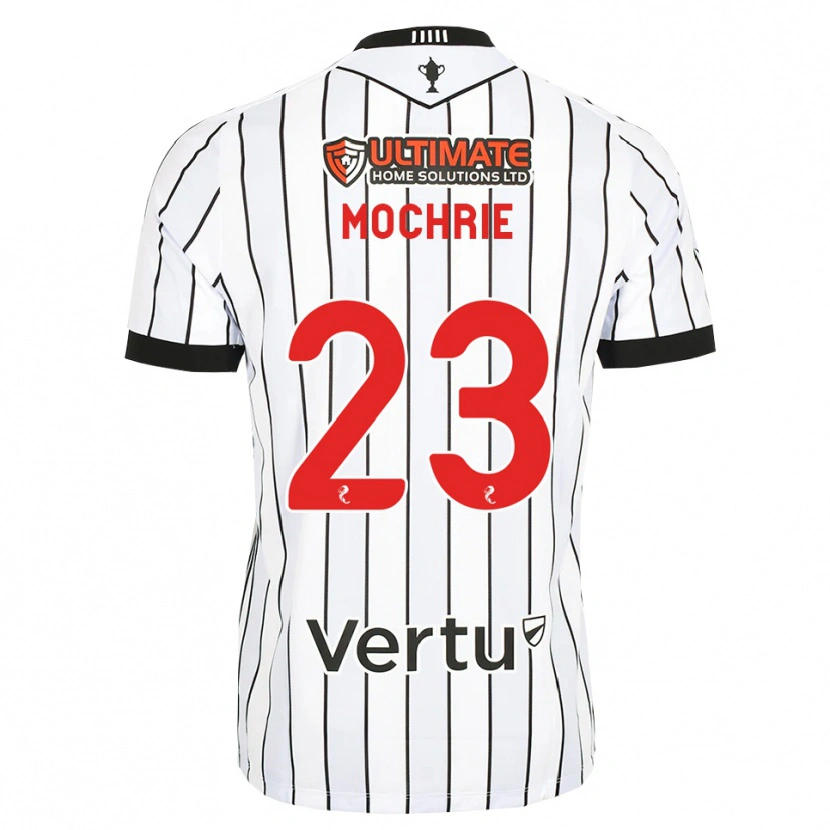 Danxen Heren Chris Mochrie #23 Wit Zwart Rood Thuisshirt Thuistenue 2026/27 T-Shirt België