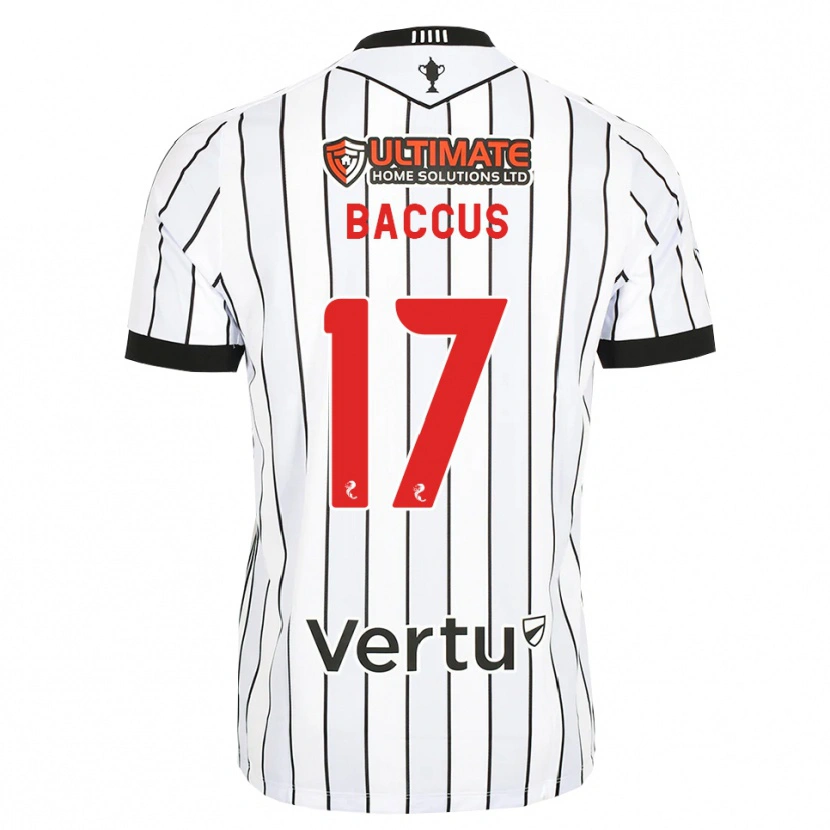 Danxen Heren Keanu Baccus #17 Wit Zwart Rood Thuisshirt Thuistenue 2026/27 T-Shirt België