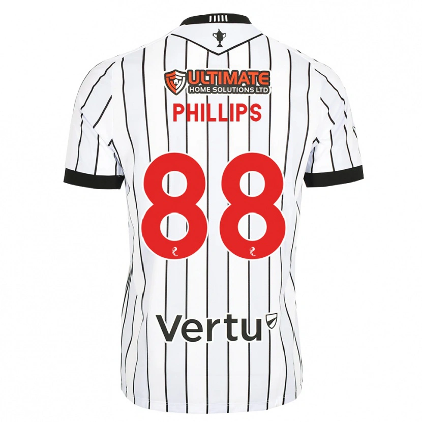 Danxen Heren Killian Phillips #88 Wit Zwart Rood Thuisshirt Thuistenue 2026/27 T-Shirt België