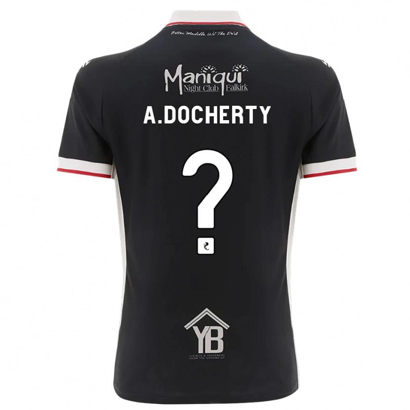 Danxen Heren Aimie Docherty #0 Zwart Wit Rood Thuisshirt Thuistenue 2026/27 T-Shirt België