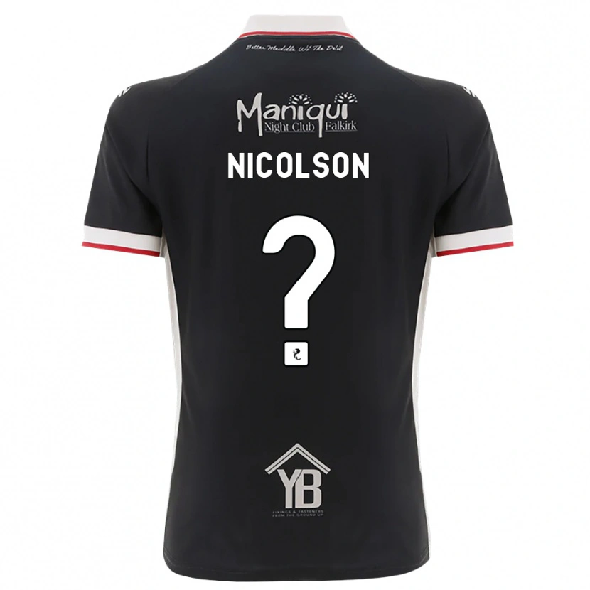 Danxen Heren Amanda Nicolson #0 Zwart Wit Rood Thuisshirt Thuistenue 2026/27 T-Shirt België