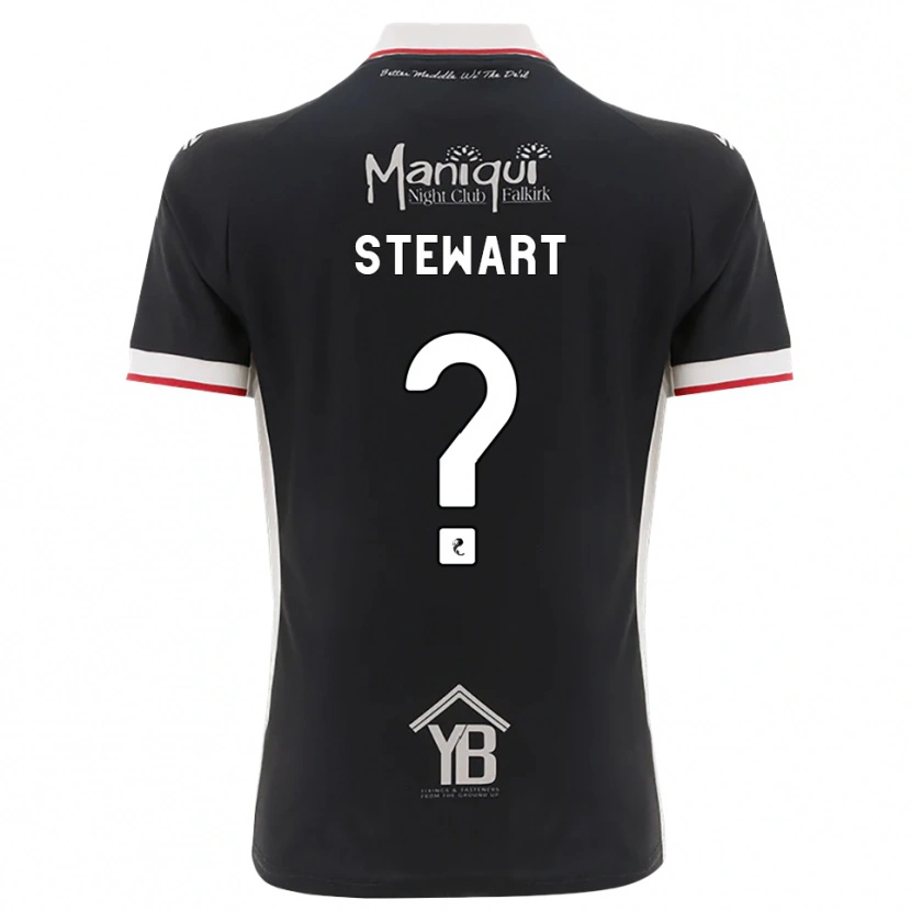 Danxen Heren Ella Stewart #0 Zwart Wit Rood Thuisshirt Thuistenue 2026/27 T-Shirt België
